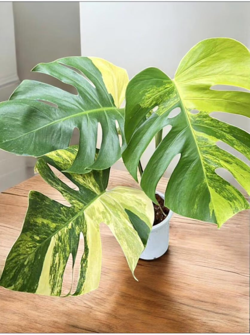 Monstera Borsigiana Aurea Variegated: Rare Tropical Houseplant